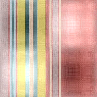 Kusursuz soyut çizgili desen. Renkli çizgili piksel arkaplan. Tekstil tasarımı. Kumaş, gömlek, tekstil, perde ve masa örtüsü üzerine vektör grafikler.