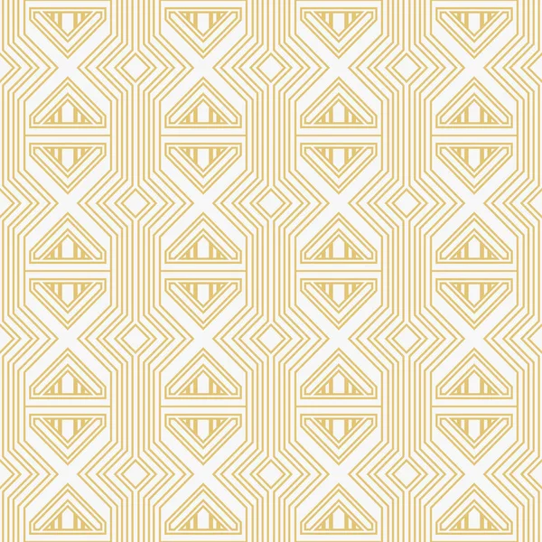 无缝隙几何背景 白色和金色质感 现代抽象墙纸与条纹 简单的晶格图形设计 图库插图