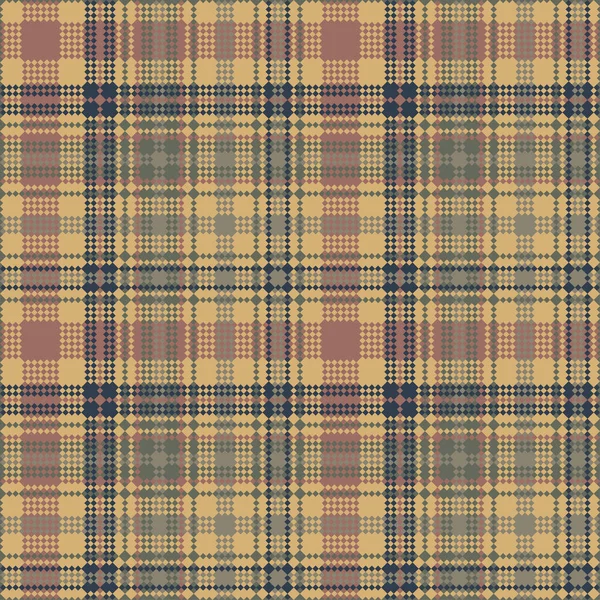 Vérifier Motif Sans Couture Plaid Fond Jaune Bleu Rouge Carreaux — Image vectorielle