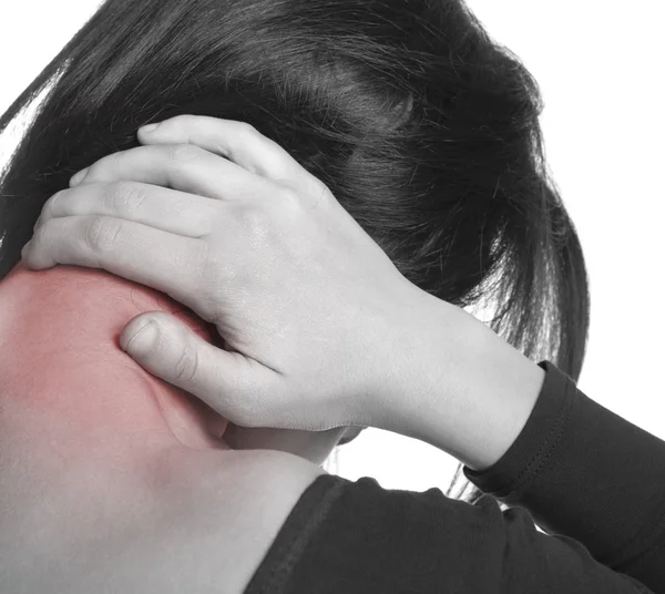 Pain in Neck — Stock Photo, Image