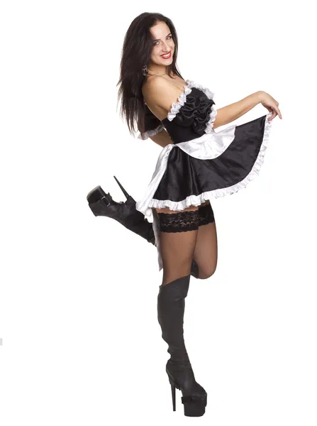 Extravagant maid — Stock Photo, Image