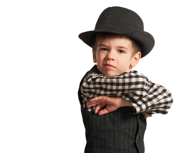 Niño en contry stile —  Fotos de Stock