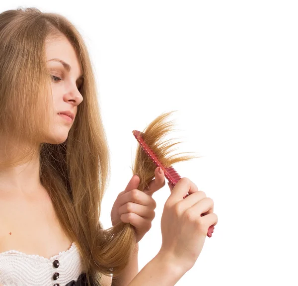 Hair problems — Stock Photo, Image