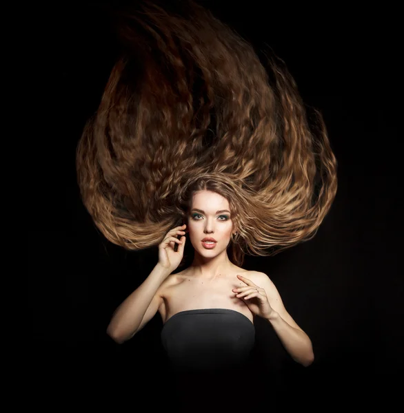 Flying hairs — Stock Photo, Image