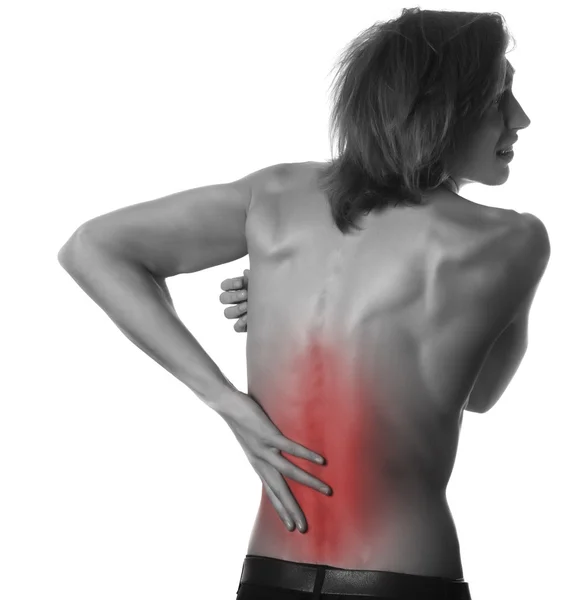 Ból z tyłu — Zdjęcie stockowe