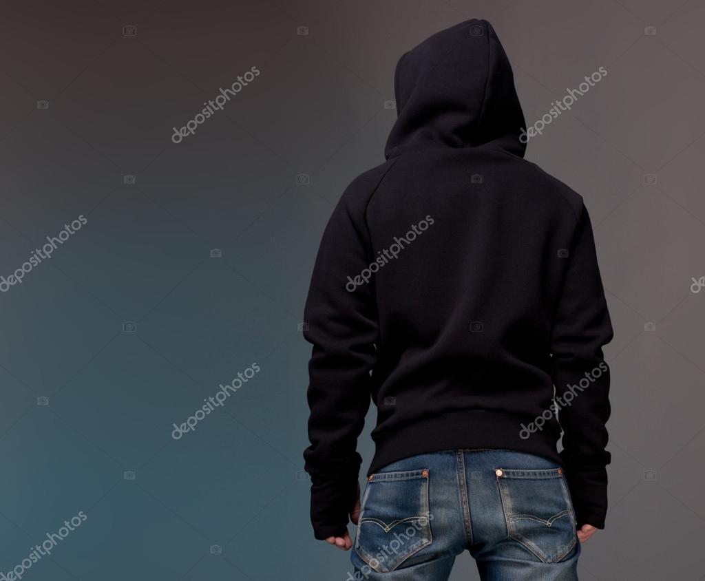 19 817 Black Hoodie Stock Photos Free Royalty Free Black Hoodie Images Depositphotos