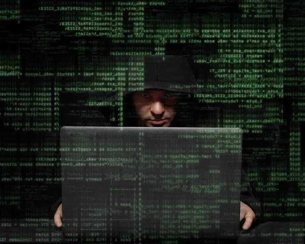 Hacker. — Fotografia de Stock