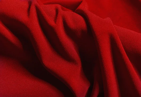 Cetim luxuoso vermelho — Fotografia de Stock