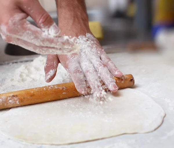 Förberedelse ravioli hemlagad — Stockfoto