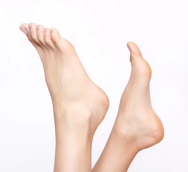 Par de piernas femeninas . Imagen De Stock