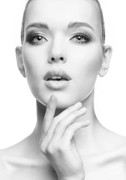 Beautiful woman face — Stock Photo, Image