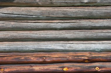 Eski kütüklerle ahşap arkaplan