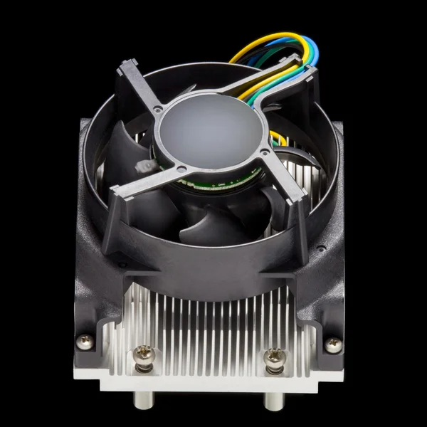 CPU heatsink met ventilator — Stockfoto