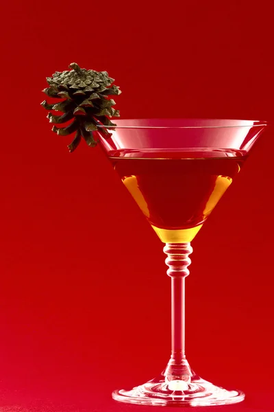 Christmas cocktail — Stock Photo, Image