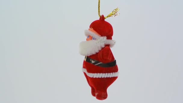 Santa Claus christmas ornament FullHD 1080p — Stock Video