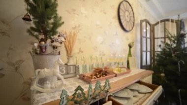 1080 p ahşap Noel ağacı süsler