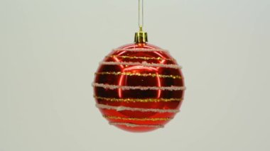 kırmızı cam Noel süs fullhd 1080p