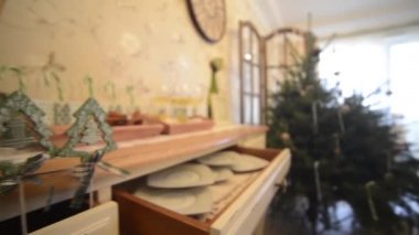 1080 p ahşap Noel ağacı süsler