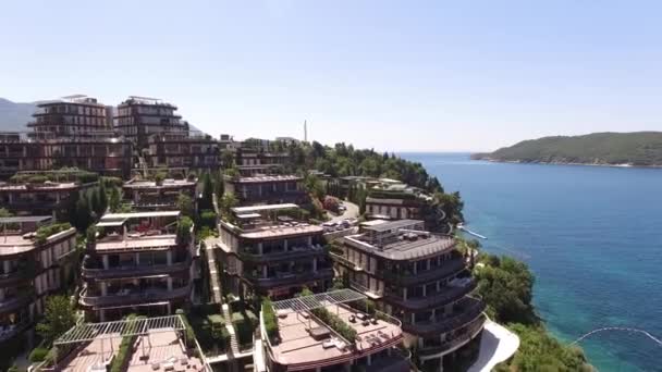 Complexo hoteleiro caro Dukley com terraços — Vídeo de Stock