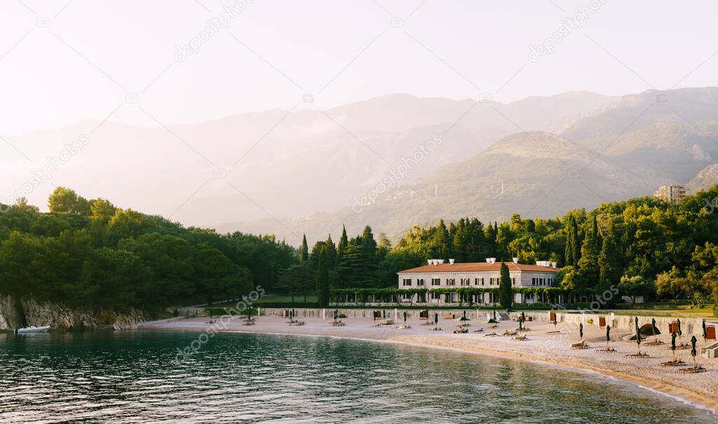Royal beach near Villa Milocer. Montenegro