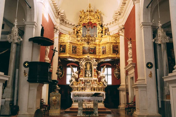 Altar of the Church of St. Blaise in Dubrovnik. Croatia — Stock Photo, Image