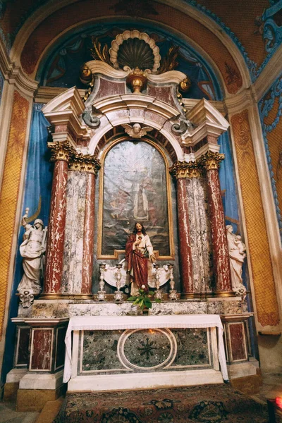 Ołtarz św. Ignacego w kościele św. Ignacego w Dubrowniku — Zdjęcie stockowe