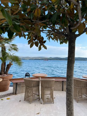 Pier Open Design Restoran Terası. Yüksek kalite fotoğraf