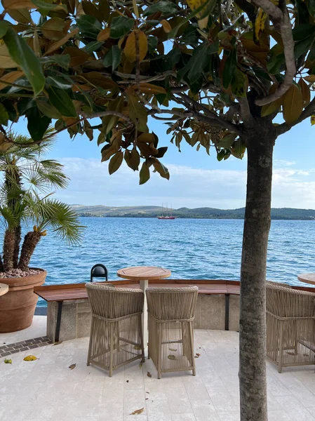 Pier Open Design Restoran Terası. Yüksek kalite fotoğraf