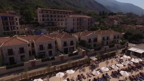 Huma Kotor Bay Hotel Villa Aan Zee Montenegro Hoge Kwaliteit — Stockvideo