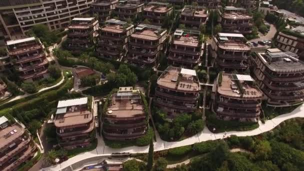 Teures Exklusives Resort Dukley Inmitten Grüner Gärten Montenegro Hochwertiges Filmmaterial — Stockvideo
