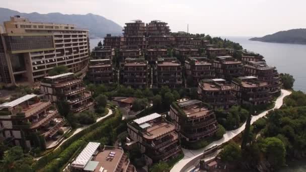 Modern Club Resort Dukley Budva Montenegro Imagens Alta Qualidade — Vídeo de Stock