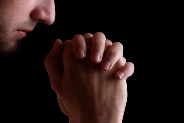 Praying man — Stock Photo, Image