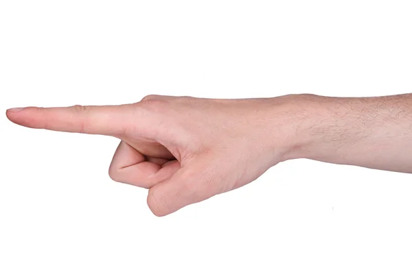 Finger pointing — Stock Photo, Image
