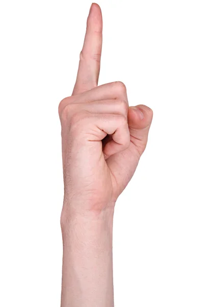 Finger pointing — Stock Photo, Image