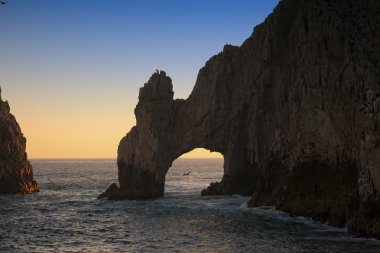 Los Cabos Arch at Sunset, Mexico clipart
