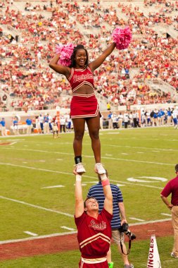Florida State University Cheerleading Squad clipart