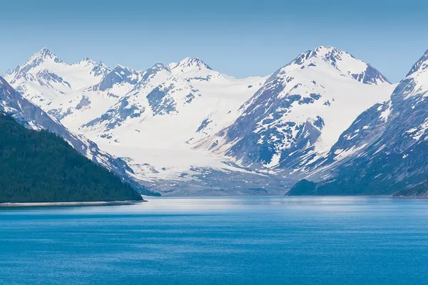 Parque Nacional da Baía de Glacier no Alasca — Fotografia de Stock
