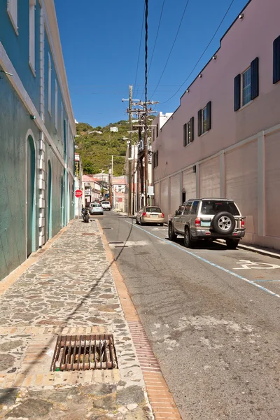 Street i St maarten — Stockfoto