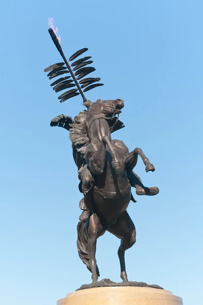 Statue of Chief Osceola and Renegade — Stock Photo, Image