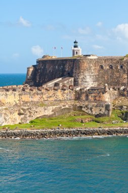 El Morro Castle in Puerto Rico clipart
