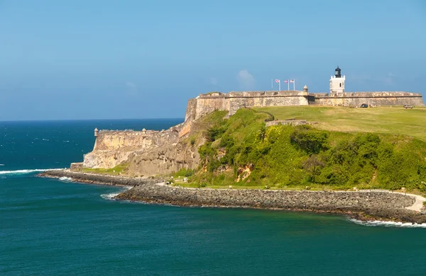 El morro castle w puerto rico — Zdjęcie stockowe