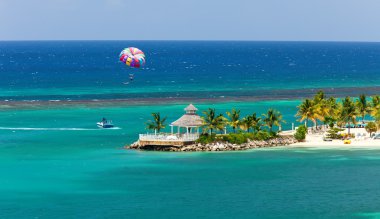 Beautiful Island of Ocho Rios, Jamaica clipart
