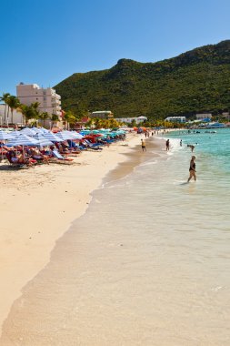 Great Bay Beach, St. Maarten clipart