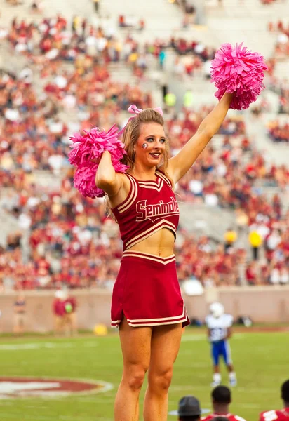 Seminoles Cheerleader — Stockfoto