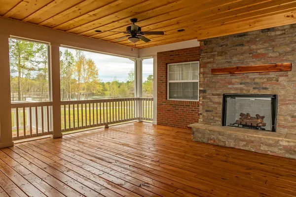 Backyard Deck — Stockfoto