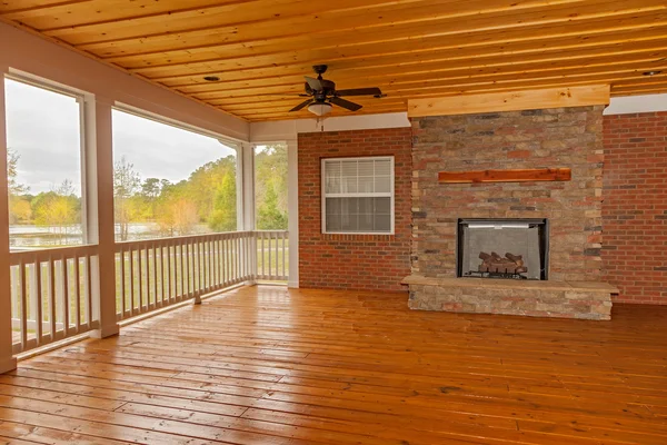 Backyard Deck — Stockfoto