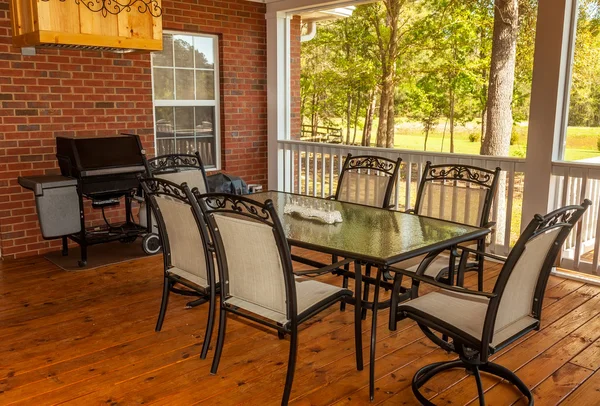 Backyard Deck — Stock Photo, Image