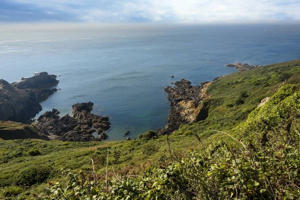 Küste Und Landschaft Von Guernsey Einer Kanalinsel Englischen Kanal — Stockfoto