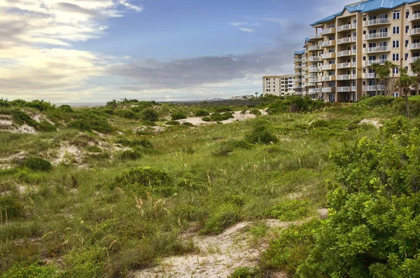 Hotéis Resorts Alinham Praias Amelia Island Beach Condado Nassau Flórida — Fotografia de Stock