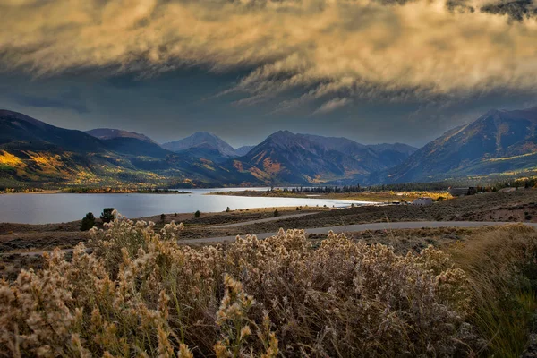 Evening Sky Twin Lakes Rural Colorado — Stock Photo, Image